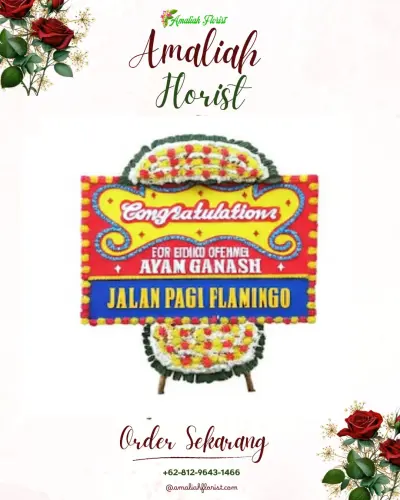 Bunga Papan Congratulation di Boyoteluk